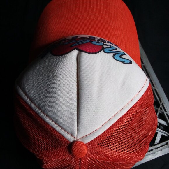 Deadstock Vintage Love Nobody Does It Better Snap Trucker Hat Cap - Picture 6 of 8